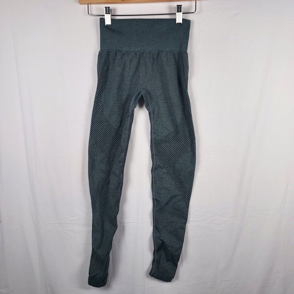 gymshark Illusion Seamless High Waist Leggings Women’s Small Teal Green Contour